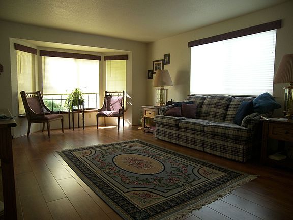 Family Room with new floor