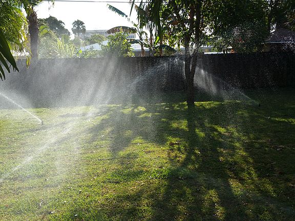 Backyard sprinkler