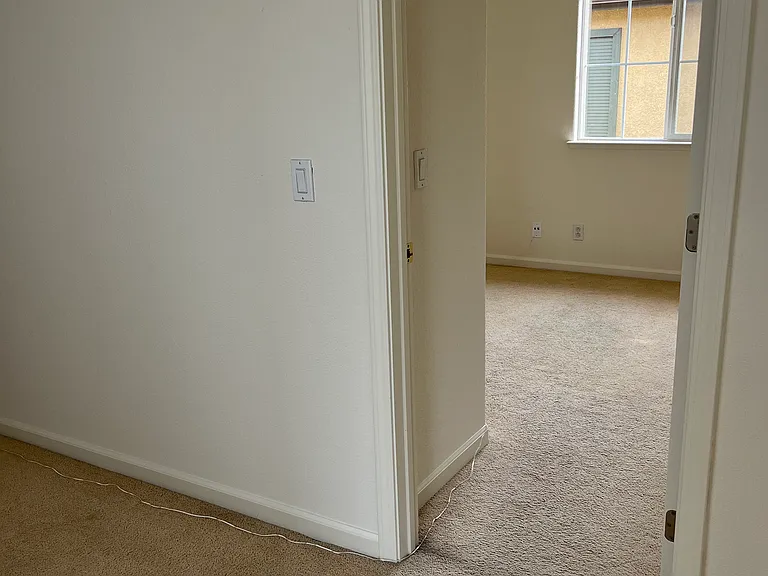 Entrance to bedroom 1 showing the window