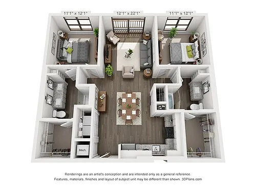Floor plan B1