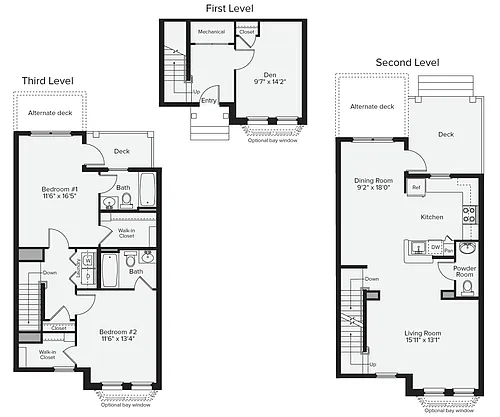 Floor plan B17TD