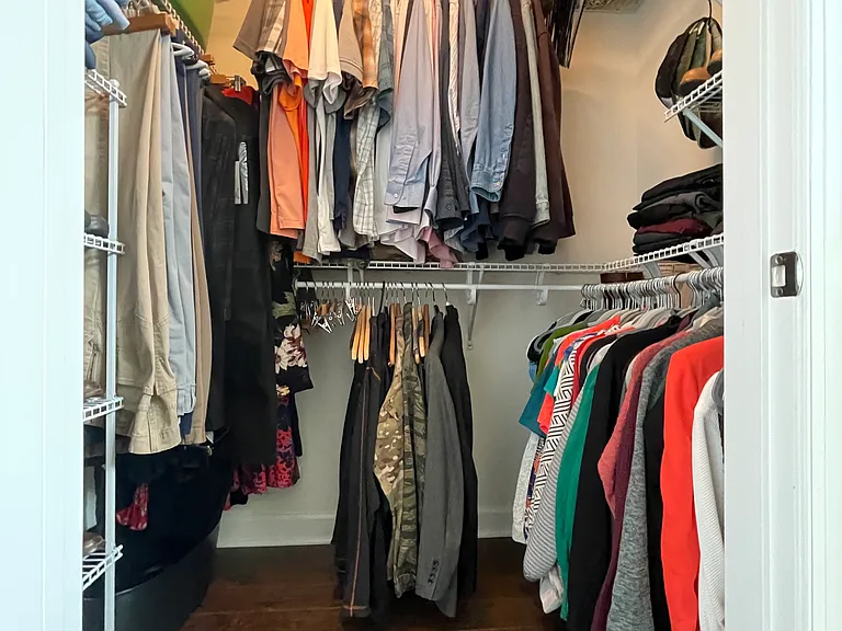 primary bedroom closet