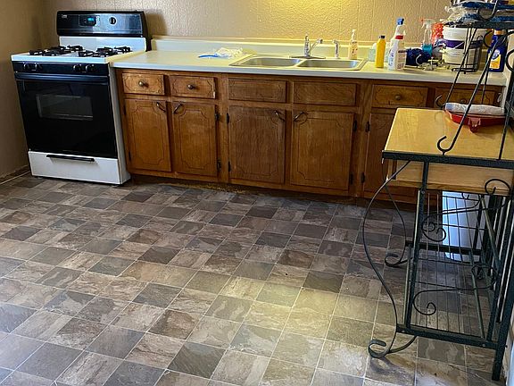 new vinyl in kitchen