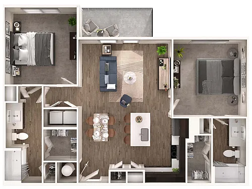 Floor plan B3