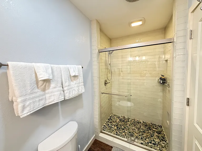 Bathroom 1 with walk in shower