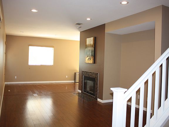 Fireplace in living room