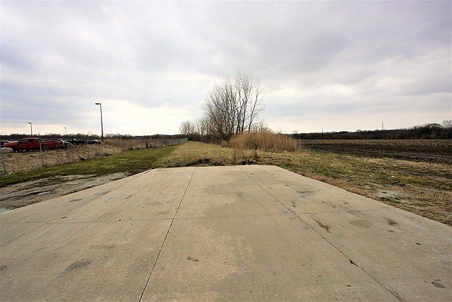 Existing Concrete roadway at South East corner of property