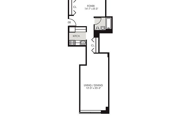 2nd image of 45 Wall St APT 808