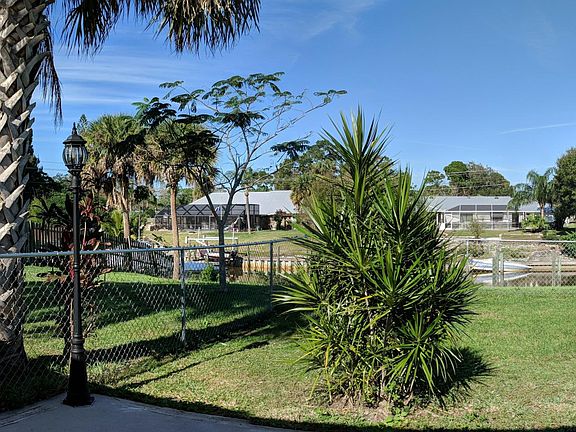 Fenced yard