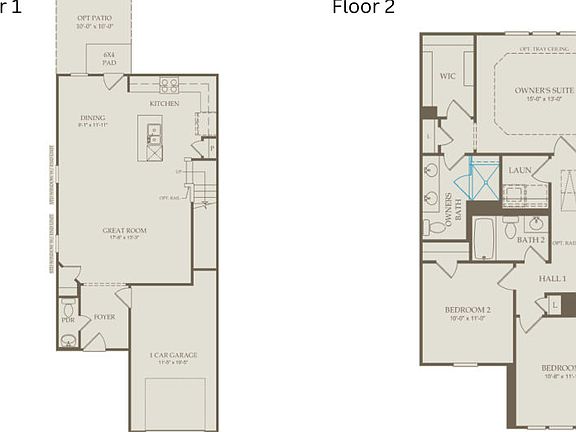 Floor Plan Level 1 Level 2