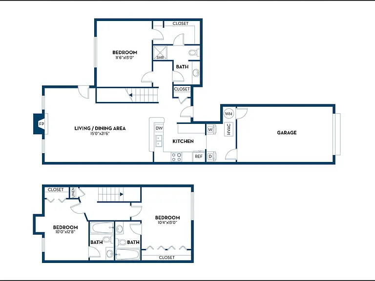 Birmingham Townhome | 3BD, 3BA | 1353SF Birmingham Townhome | 3BD, 3BA | 1353SF