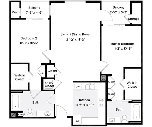 Floor plan 1033