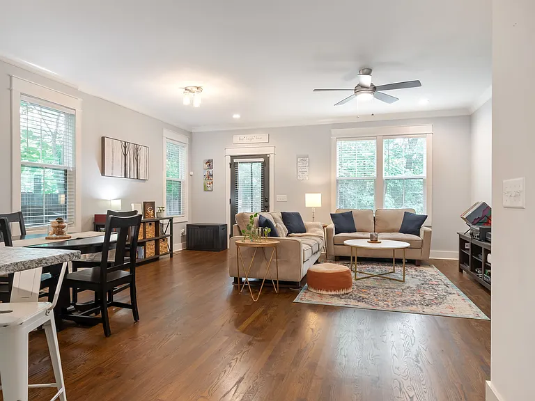 The open concept main living space always feels light and airy.