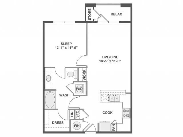 Floor plan A3b
