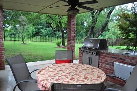 Covered Patio & Backyard