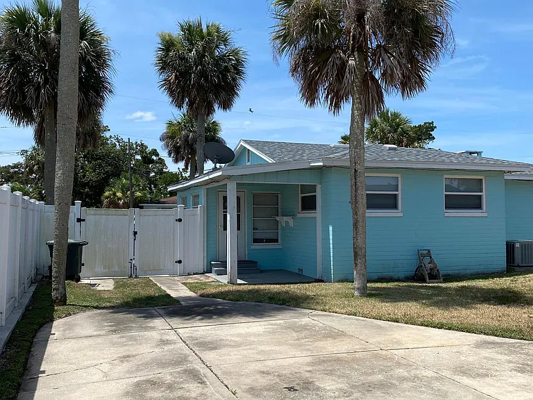 Rear of house