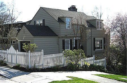 Open and airy double corner lot home located across the street from the park.