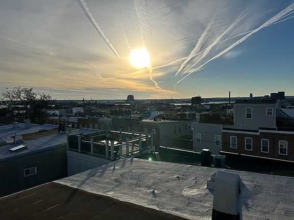Looking out over the harbor.