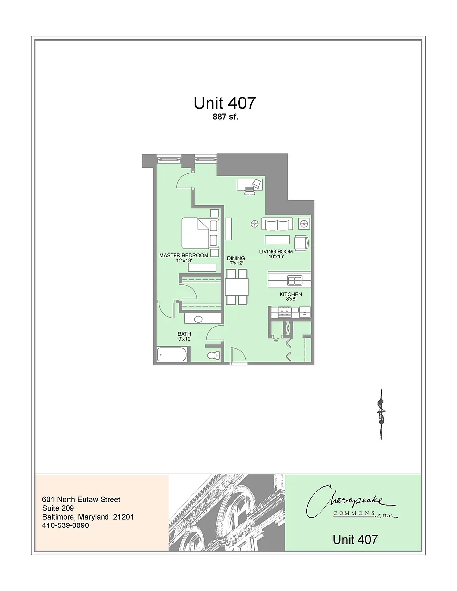 Floor plan 407