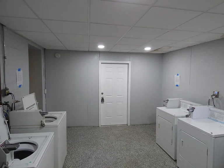 The laundry room is across the hall!