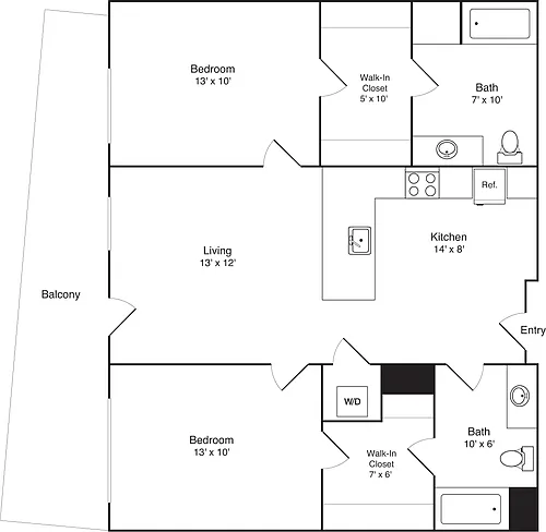 Floor plan B7