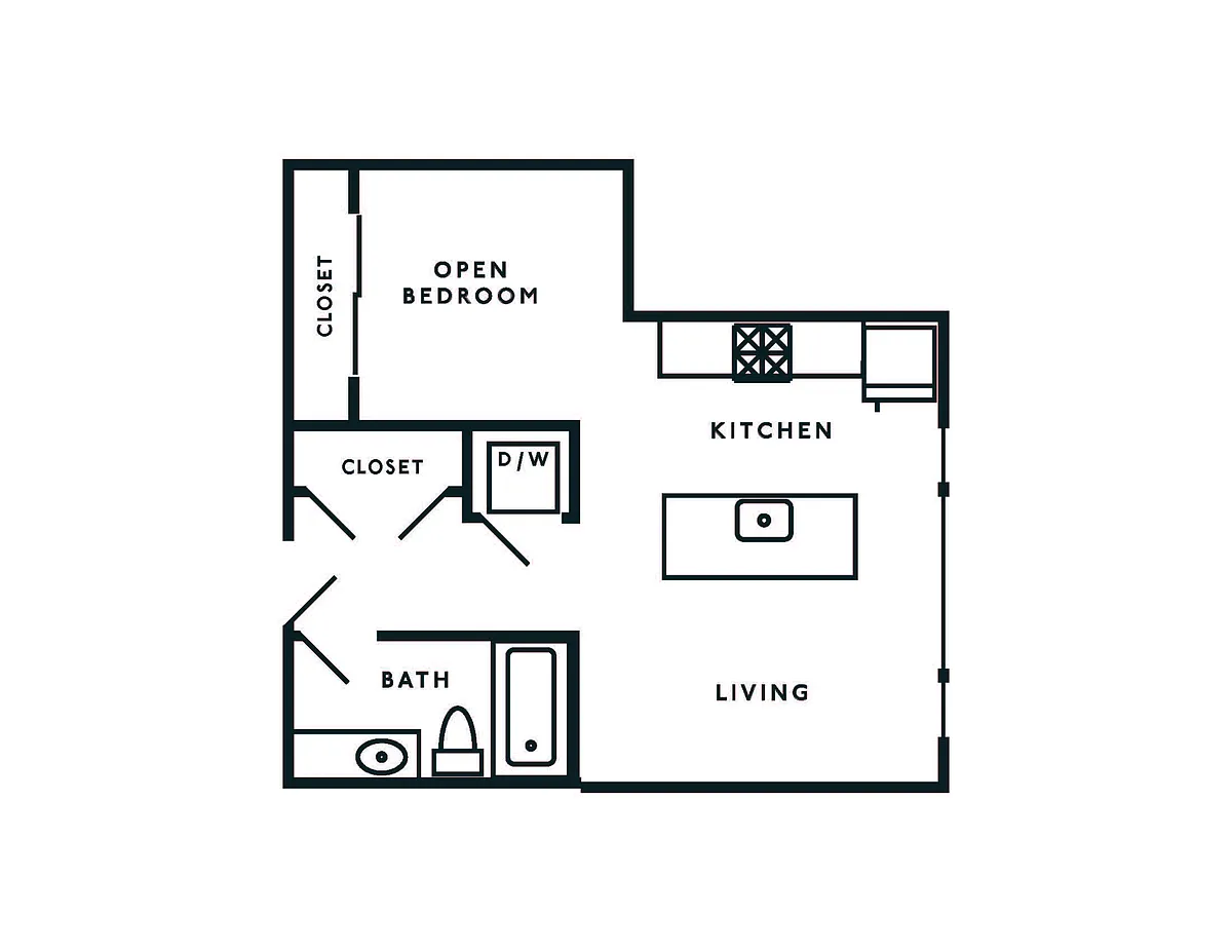 Floor plan Studio
