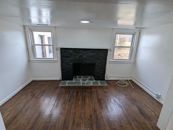 Decorative fireplace room. (fireplace not intended for use)