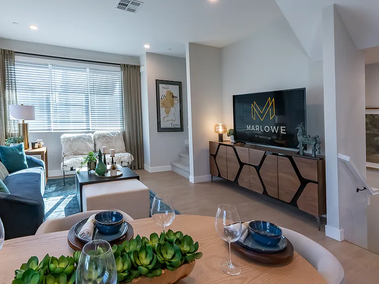 Open Living and Dining Room