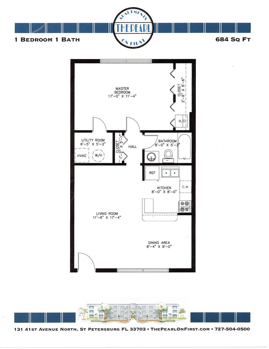 Floor plan 1 Bed