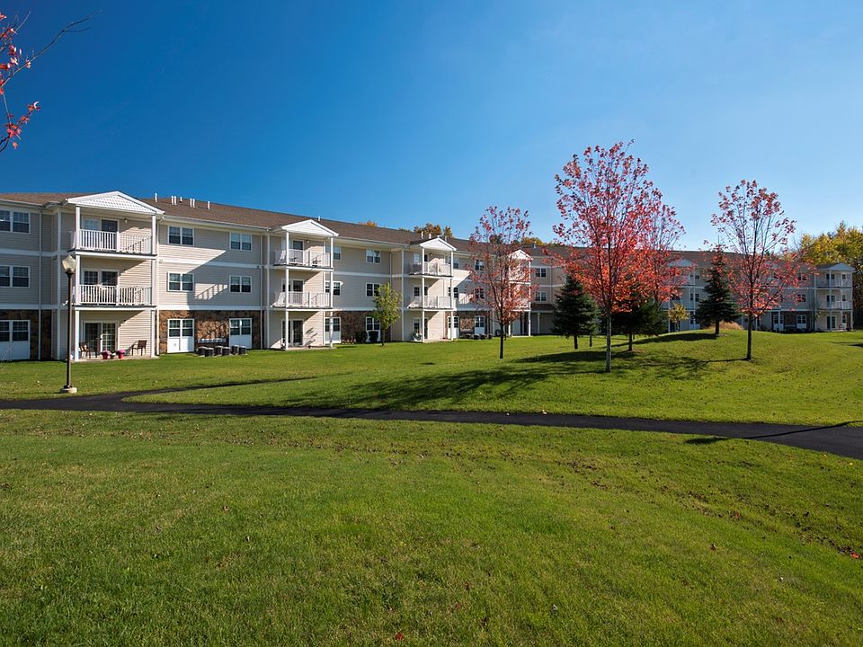 Green space and paved paths