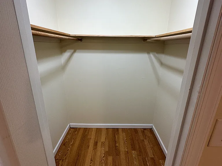 Primary walk in closet