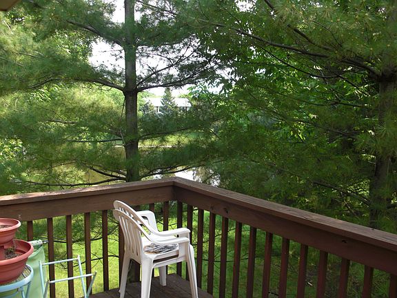 Balcony and pond off Living room