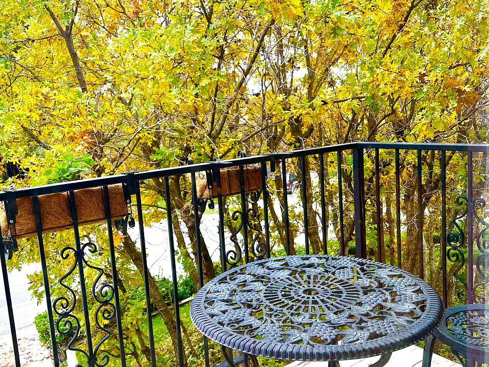 Seating area on balcony