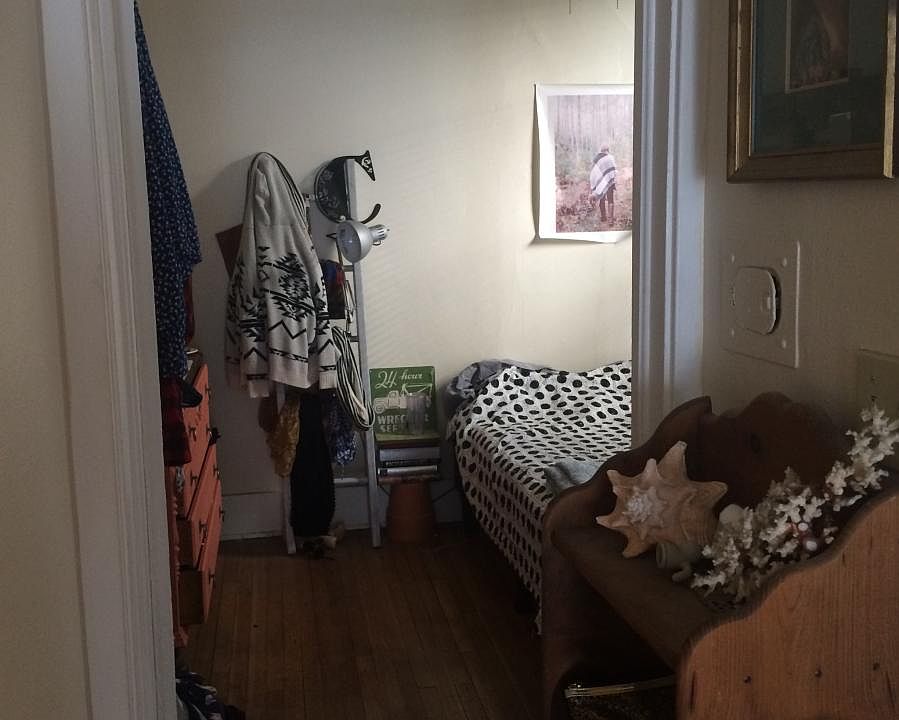 hallway to bedroom nit #1 (lower unit)