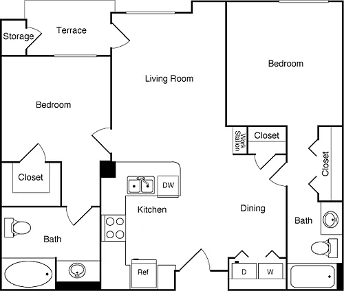 Floor plan 2A