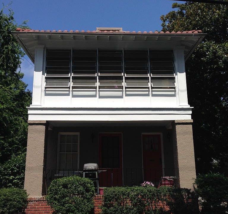 Outside of Duplex- Top floor apt is available