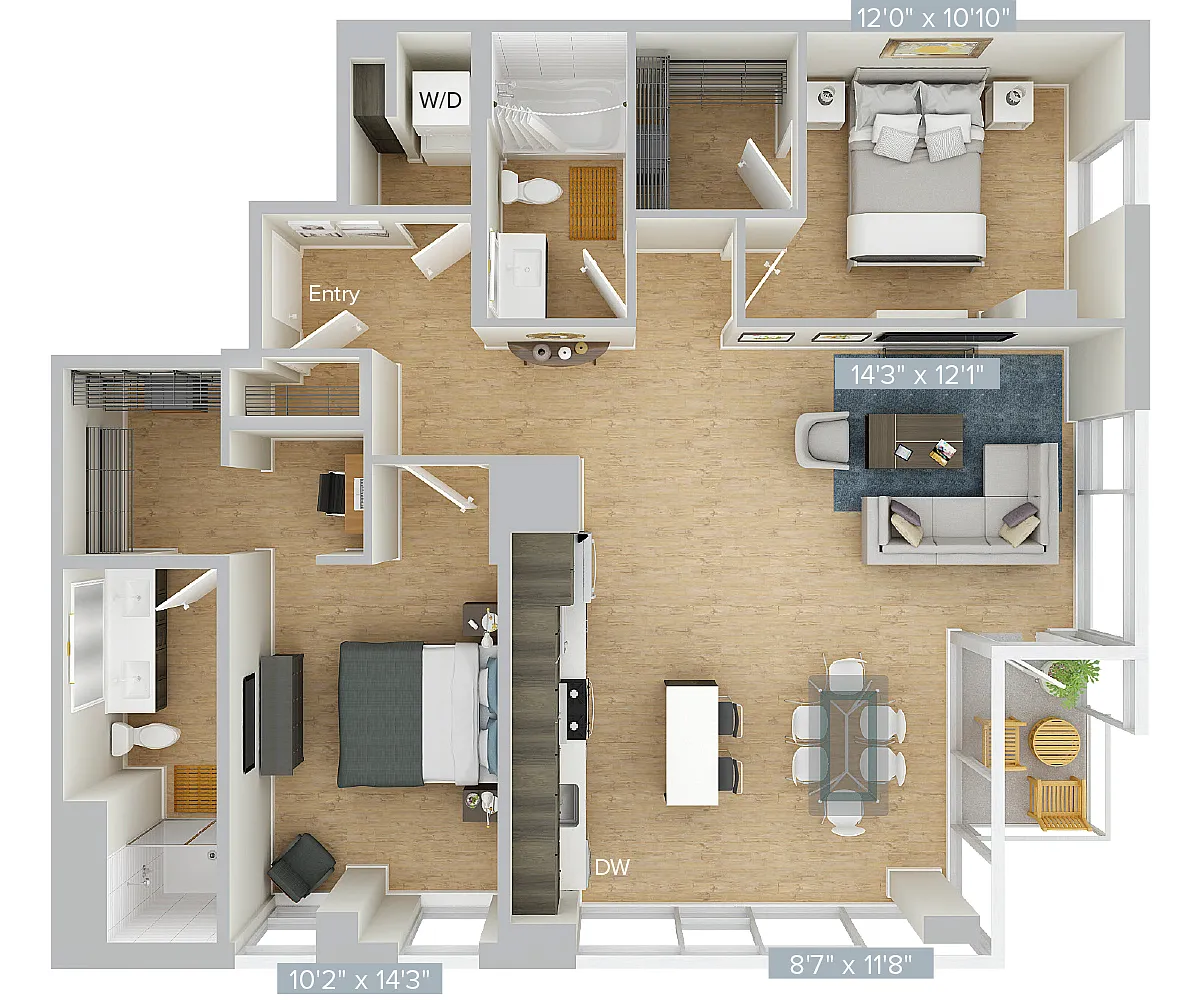 Floor plan B10-1312