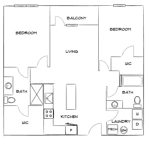 Floor plan Design 2A