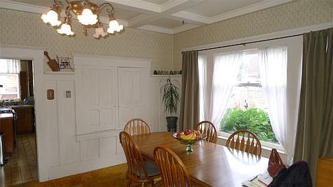 Dining Room With Peek At Kitchen