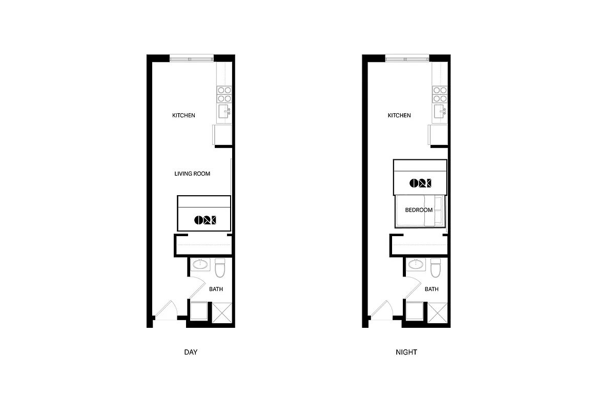 Floor plan Flex Studio