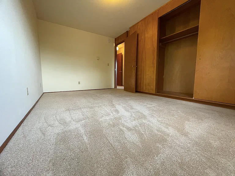 Bedroom looking towards door.