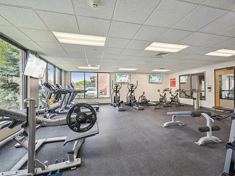 Stay fit with our fully equipped fitness center at University Hills Apartments near the University of Toledo.