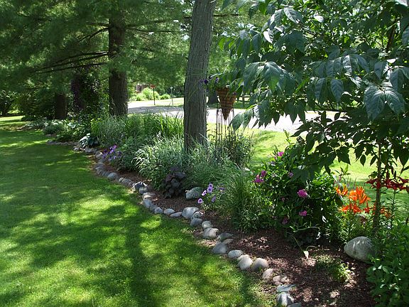 View of perennial garden #2