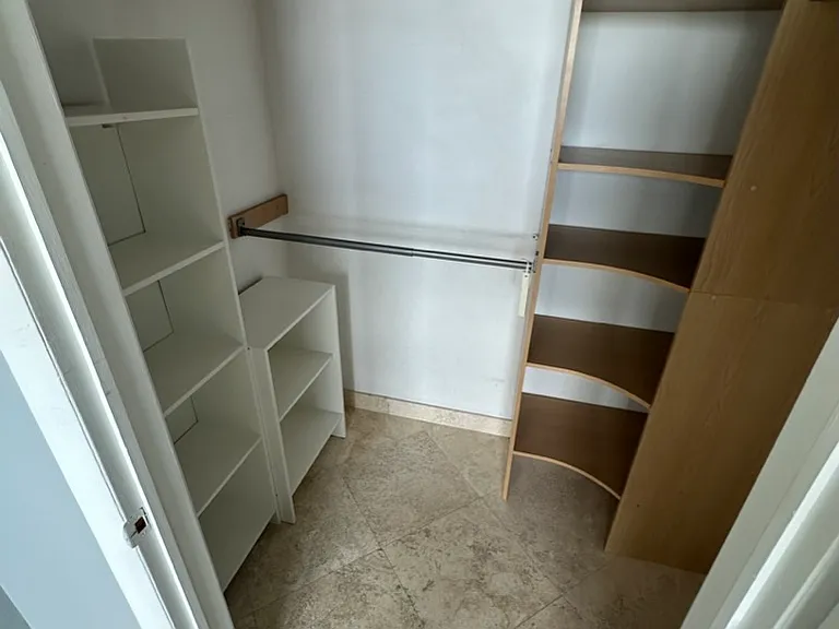 closet from the room