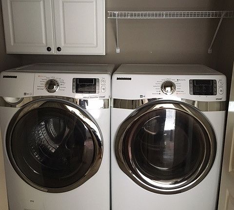 Samsung Steam Cycle Washer and Dryer included!