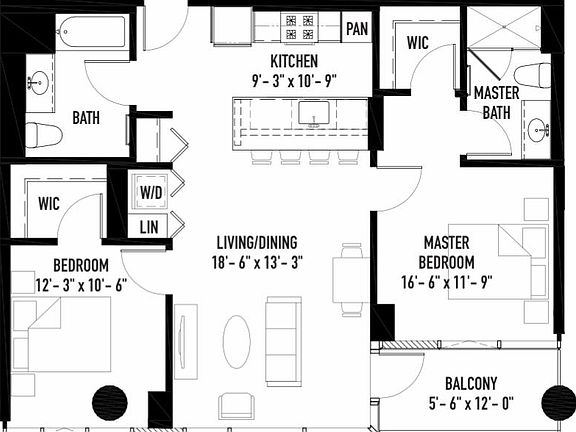 Apt 515 floorplan