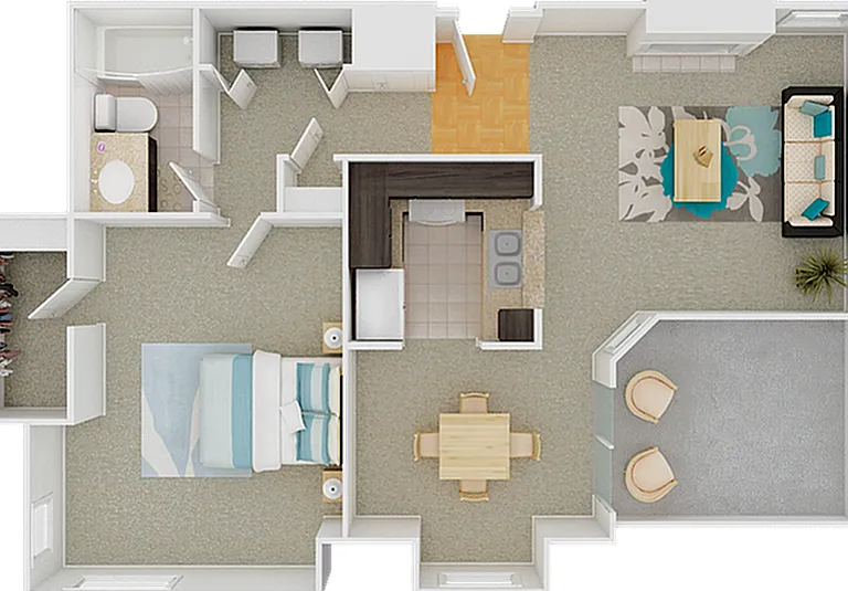 851 sq. ft. 851 sq. ft.