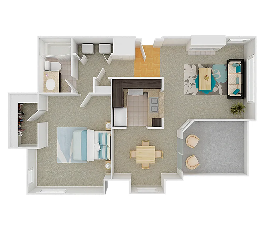 Floor plan Tamarack