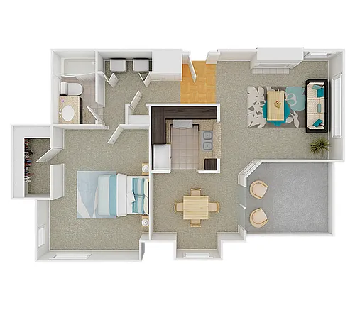 Floor plan Tamarack