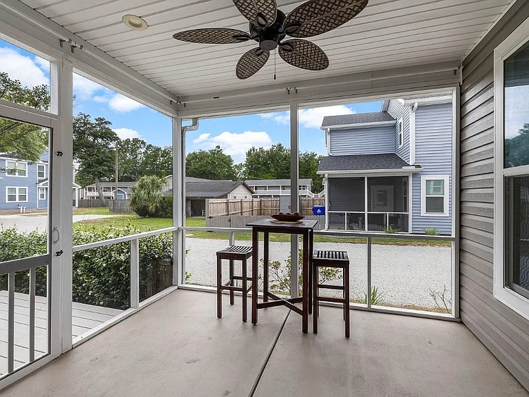Screened-in porch